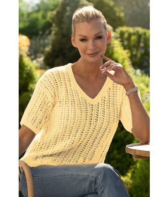 Lysegul Valli t-skjorte - Viking 2320-1-443