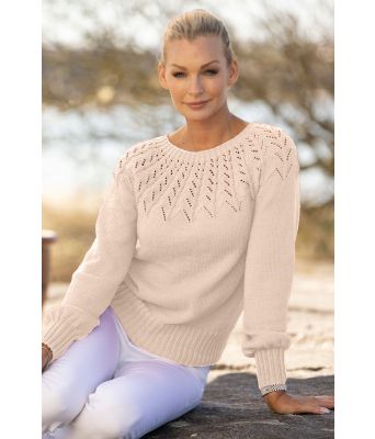 Beige Una genser - Viking 2320-8-407