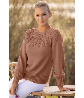 Lysebrun Una genser - Viking 2320-8-409