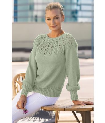Lysegrønn Una genser - Viking 2320-8-432