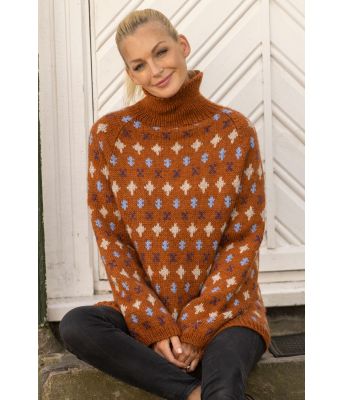 Prudie oversized strikkegenser - Viking 2331-05