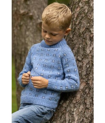 Blå Tengel genser - Viking-2332-07B