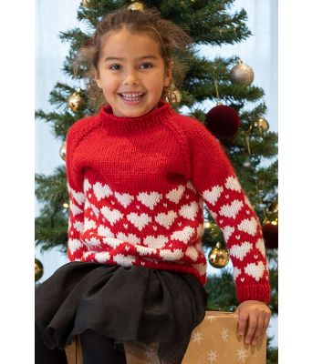 Snøhjerte genser - Viking-2334-20