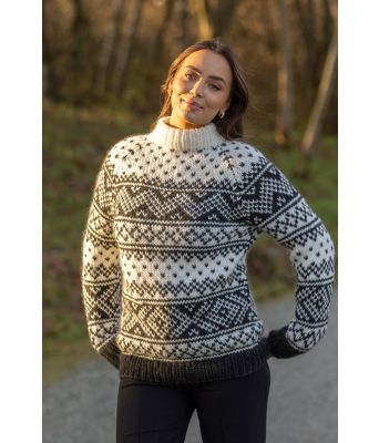 Setesdal genser, gyro Hvit - Viking 2402-1A