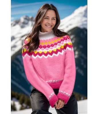 Rosa Grethe genser - Viking 2415-10-361A