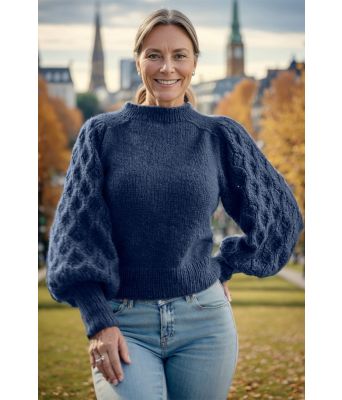 Mørkeblå Juliegenser - Mie Mack Cappelen by Viking 2415-5-324