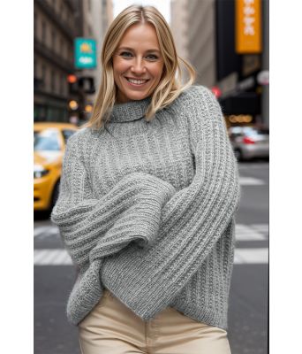 Grå Smula genser - Viking 2415-7-313