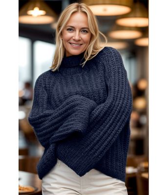 Mørkeblå Smula genser - Viking 2415-7-324