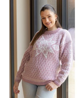 Paris genser lyserosa - Viking 2420-1B