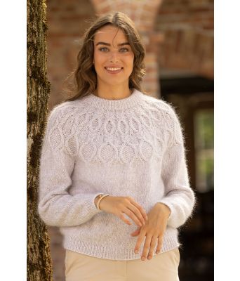 Eloise genser hvit - Viking 2425-10B