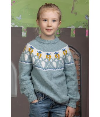 Vanessa genser, petrol - Viking 2505-1A