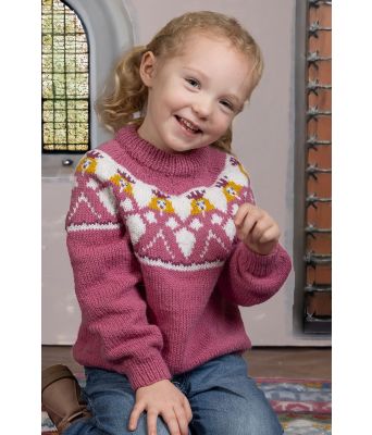 Vanessa genser, rosa - Viking 2505-1B