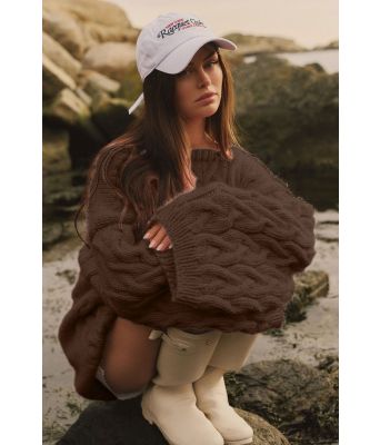 Brun Honningsvåg genser - Viking 2509-2-208