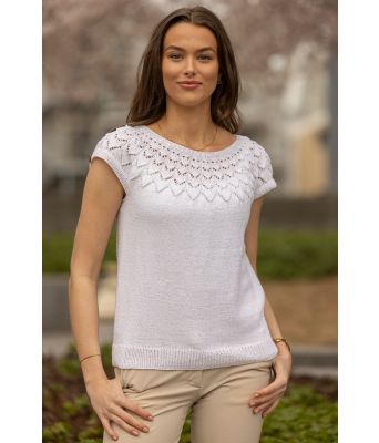 Hvit Suvali topp - Viking-2513-3-400