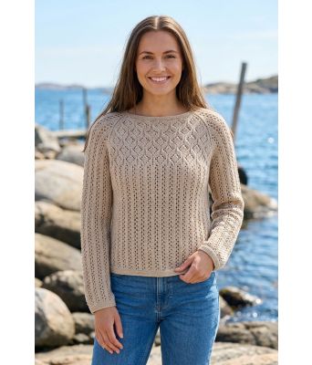 Beige Mareng genser - Viking 2515-1-607
