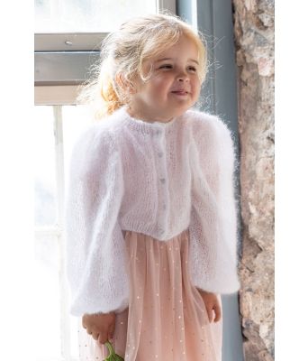 Sagn strikket bolero til barn - Viking 2520-5