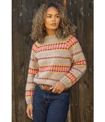 Beige Olalia genser - Viking 2601-7A