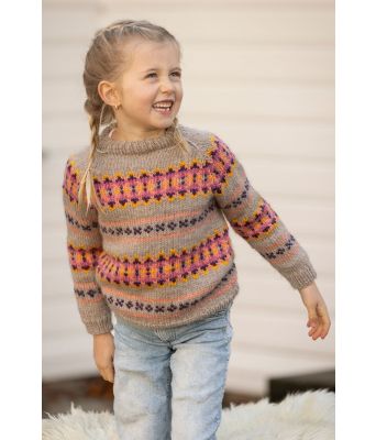 Beige Olalia strikkegenser - Viking 2602-7A