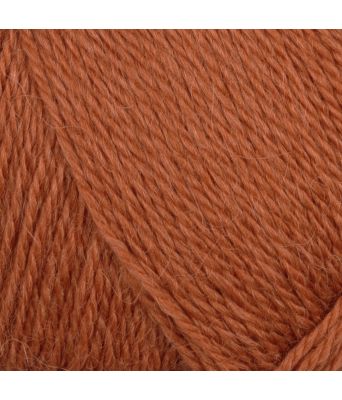 Viking garn - Alpaca liten storm 753 Brent oransje
