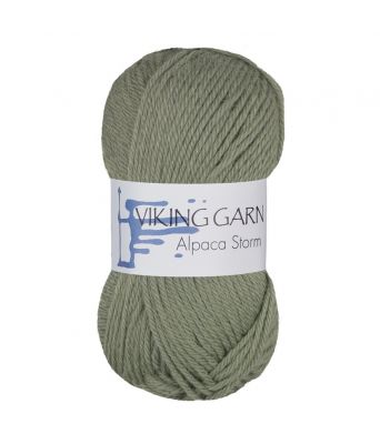Viking garn - Alpaca Storm 532 Mosegrønn