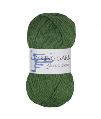 Viking garn - Alpaca Storm 533 Gressgrønn