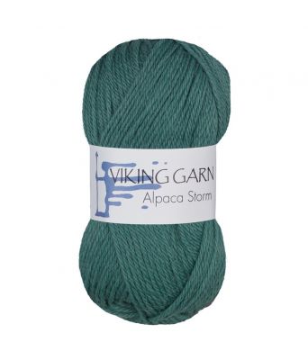 Viking garn - Alpaca Storm 534 Blågrønn