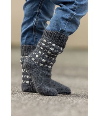 Sval islender sokker i grå - Viking-SC-0010-4-615602