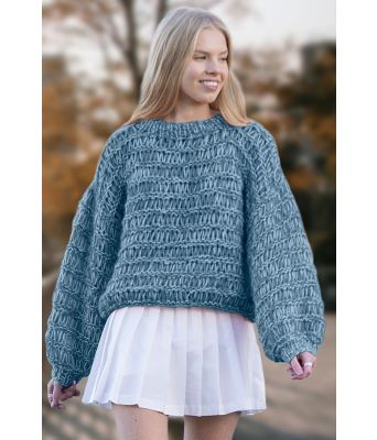 Blå Bari genser - Viking 2237-1-326-320
